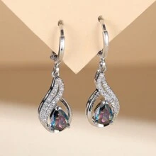 1 Pair Fashion Elegant Teardrop Earrings, Suitable For Daily Wear - Earrings Earrings - View 19