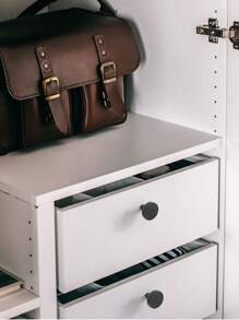 4pcs/1pc Aluminum Alloy Round Single Hole Pull Handle Screws, Free Golden Cabinet Drawer Wardrobe Door Knobs, Simple Black Furniture Hardware Pulls