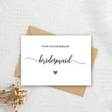 Thank You For Being My Maid Of Honor Card, Thank You Cards, Thank You Bridesmaid Thank You Cards, Wedding Thank You Cards, Maid Of Honor Cards - Multicolor - View 6