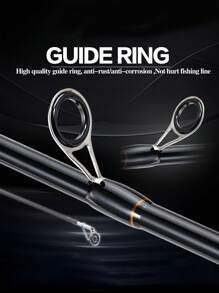 SOUGAYILANG 1Pc Spinning Fishing Rod And Reel Combo 1.8M Ultralight High Carbon Rod With Anti-Rust Guide Ring And EVA Handle, 13+1BB 5.5:1 Gear Ratio Reel, High Quallity Fishing Set For Anglers - Black - View 6