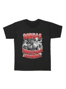 Fat Girls Keep Their Distance Meme T-Shirt 100% Cotton - Black - View 1