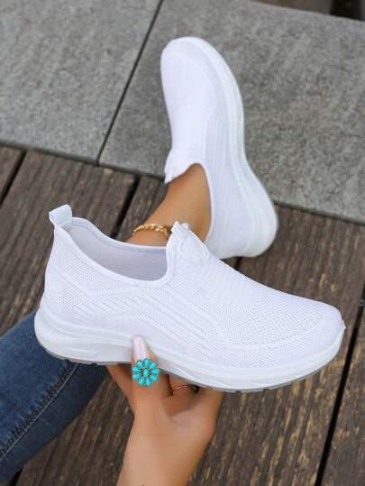 女士时尚户外休闲鞋、透气舒适运动鞋、休闲工作鞋