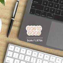 Aronclub 1/3 miếng dán "GOD IS GOOD" "You Got This" - Miếng dán mới lạ hài hước cho bình nước, máy tính xách tay, bàn làm việc, nhựa vinyl bền, tùy chọn nam châm linh hoạt, quà tặng Giáng sinh vui nhộn trong đại dịch - CHÚA - Xem 7