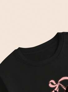 Cartoon T-Shirt Cotton Cute Animal Style Women's Blouse Babylook T-Shirt Printed Comfort Soft Breathable - Vì vậy - Xem 4