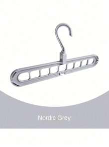 Wieszak na ubrania z 9 otworami, obrotowy, garderoba, ubrania, wieszak do układania ubrań, wieszak do przechowywania ubrań w garderobie, składany wieszak na ubrania, wieszak do przechowywania ubrań w garderobie, stojak do przechowywania, wielofunkcyjny stojak do przechowywania ubrań w garderobie, odpowiedni dla rodzin i akademików, dekoracje, dekoracje festiwalowe, dekoracje pokoju, dekoracje domowe, dekoracje sypialni, spodnie, buty, dżinsy, buty, spódnica, wiosna, minimalistyczny, letnie topy