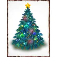 1pc Biển báo Giáng sinh Phòng khách Phòng ngủ Nghệ thuật trang trí tường Đĩa tiệc Bàn ghế sofa Nền Canvas Áp phích Không có khung - Nhiều màu - Xem 102