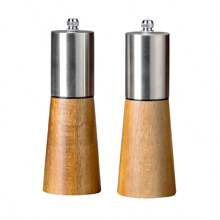 1 件/2 件/3 件手动不锈钢胡椒研磨器和盐多功能研磨器，木胡椒，家用厨房工具 - 彩色 - 查看 9
