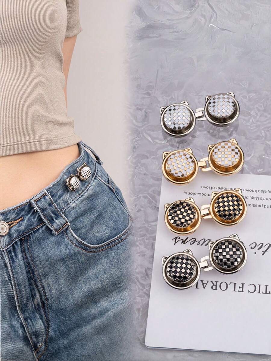 1 Cặp Đai Nịt Eo Khóa Vô Hình - Điều Chỉnh Quần Jeans, Váy, Quần Dài Mà Không Gây Khó Chịu - Nhiều màu - Xem 1