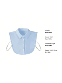 Camisa masculina com gola removível - Ótimo presente para amigos, familiares ou colegas