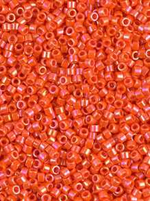 1,6 mm 11/0 Délica Perles 10g Perles de verre iridescentes arc-en-ciel couleur Japon 11/0 Délica Perles pour bracelet fabrication de bijoux