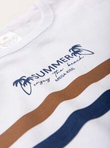Summer Boys' Set - White - Multicolor - View 2