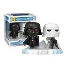 Funko Pop Guerra nas Estrelas Vader And Snowtrooper 377 - Preto e Branco - Visão 3