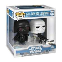 Funko Pop Guerra nas Estrelas Vader And Snowtrooper 377 - Preto e Branco - Visão 1