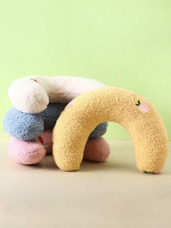 1pc Calming Dog And Cat Pillow, Soft And Fluffy Dog Bed Pillow, U-Shaped Anxiety Relief Dog Neck Pillow, Pet Soothing Toy For Joint Pain Relief And Improving Sleep Quality