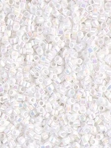 1,6 mm 11/0 Délica Perles 10g Perles de verre iridescentes arc-en-ciel couleur Japon 11/0 Délica Perles pour bracelet fabrication de bijoux