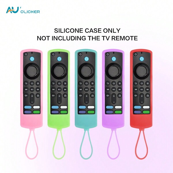 AU CLICKER 1pc Remote Controller Silicone Case Suitable For Fire TV Stick 4K Max 2nd Gen L5B83H L5B83G P4C6EN H69A73 E4GE9R Remote Control Protector (Not Fit For Insignia/Pioneer/TCL/Hisense Fire TV Remote)