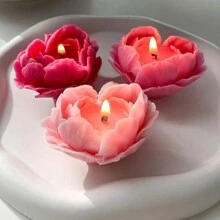 Love Roses Heart-Shaped Flower-Scented Candle, Valentine's Day Gifts, Decorative Candle, Birthday Candles, Aromatherapy Candle Handmade, Long Burning, Highly Scented, Suitable For Wedding Decor, Proposal, Holiday, Festival, Party, Home Decoration, Room Decor, Perfect Gift For Women, Lover, Bestfriend Gifts, Winter Gift, Candles Cute, Aromatherapy Candle, Candles Home Decoration, Candle Centerpiece, Mother's Day Graduation