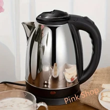 Pink Shop 2L Stainless Steel Kettle - US A Type Plug(110-127V) - View 4