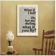 1pc Modern Inspirational English Phrases Poster Picture Art Ideal Gift For Bedroom Living Room Kitchen Bathroom Corridor Office Hotel Decoration Wall Home Decor Unframed - Multicolor - View 8