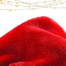 1 Stück rote Weihnachtsmütze Erwachsene Weihnachtsmütze, bequem und warm, Weihnachtsveranstaltung Krempe, unisex Weihnachten Urlaubshut, Neujahr Feiertage Party Weihnachtsfeier Partyzubehör - Verschiedenfarbig - Übersicht 5