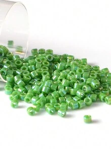1,6 mm 11/0 Délica Perles 10g Perles de verre iridescentes arc-en-ciel couleur Japon 11/0 Délica Perles pour bracelet fabrication de bijoux