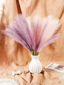 20/10pcs 52cm Faux PampasGrass Artificial Reeds Fluffy Artificial Fake FlowerBoho Decor For Wedding Party Christmas Decoration, HomeLiving Room Bedroom Decor, Vase Arrangement, DlYPhotoshoot Props - Multicolor - View 6