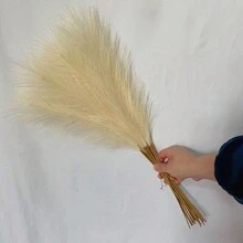 100pcs Artificial Cattail Reeds, 1pc Fake Cattail Reed Decorative Plant For Art Decoration - Multicolor - View 19