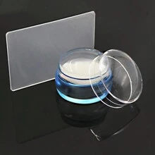 Bộ dụng cụ đóng dấu móng tay kiểu Pháp, Đầu đóng dấu có thể tháo rời, Dụng cụ đóng dấu thạch silicon cho móng tay kèm dụng cụ cạo, Dụng cụ thiết kế trang trí móng tay nghệ thuật DIY - Nhiều màu - Xem 9