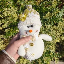 1 Peça Figura de Boneco de Neve de Natal - Decoração Doméstica Estilo Nórdico, Peça Central de Mesa para Feriados, Presente de Aniversário/Casamento/Aniversário/Festa, Ornamento de Mesa Criativo, Boneco de Pelúcia Papai Noel Boneco de Neve, Decoração de Natal, Presente de Natal, Decoração de Quarto, Suprimentos para Festa de Natal