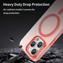 OroBelle 适用于 iPhone 15 Pro Max 16 14 13 12 11 Plus 的哑光磁性保护壳，兼容 MagSafe，粉色漂亮透明高级保护器，磨砂防摔防尘手机壳保护配件保护套手持式保护防震智能手机外壳 C 适合家人、朋友、孩子、生日、圣诞节、冬季、女朋友、男朋友的礼物 - 粉色 - 查看 6
