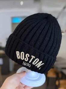 腈纶针织帽，具有护耳和防风设计，可手洗，弹力贴身，轻便，以幻想和圣诞节为主题，适合秋冬季打网球和打高尔夫球 - A - 查看 4