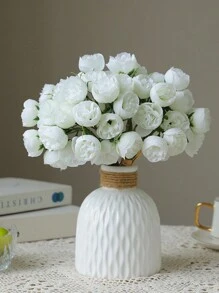 1 chiếc bình hoa nhựa họa tiết sóng nước sang trọng thời trang, bình hoa chống vỡ trang trí nhà cửa, đồ trang trí phòng khách hiện đại - Nhiều màu - Xem 4