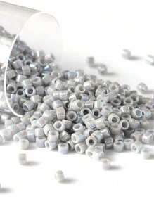 1,6 mm 11/0 Délica Perles 10g Perles de verre iridescentes arc-en-ciel couleur Japon 11/0 Délica Perles pour bracelet fabrication de bijoux