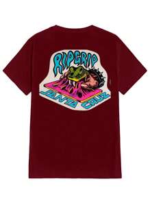 StreetWear S@Nta Cruz Unisex T-Shirt 100% Cotton NEW! - Màu Tím - Xem 2