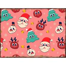 1pc Biển báo Giáng sinh Phòng khách Phòng ngủ Nghệ thuật trang trí tường Đĩa tiệc Bàn ghế sofa Nền Canvas Áp phích Không có khung - Nhiều màu - Xem 82