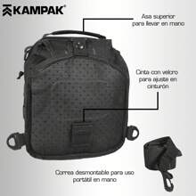 Pechera Multiusos Kampak KR07 Táctica Compacta de Gran Capacidad Multicompartimentos - Negro - Ver 6