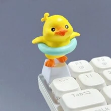 1 szt. Klawisze z uroczymi kaczuszkami do klawiatury mechanicznej, wysokość OEM, materiał ABS