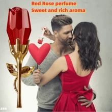 50毫升红玫瑰香水，甜美持久，轻盈奢华，浪漫迷人，散发浪漫气息，一闻倾心，令人心动，提升心情。约会、会议、派对的完美之选。 - 花卉印花 - 查看 3