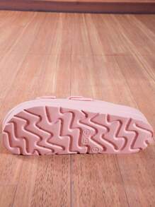 全新纯色 EVA 厚底增高一体式稳定室内家居柔软舒适女士凉鞋，可调节双带适合学生、户外旅行、海滩、购物、徒步旅行、减震拖鞋