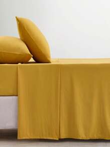 Chezmoi Collection Stone Washed Sheet Set - 3/4-Piece Extra Soft Breathable Wrinkle & Fade Resistant 14-Inches Deep Pocket Sheets & Pillowcases Set