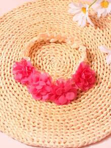 1pc Flower Decor Baby Girl Headband, Suitable For Daily Use And Holiday Matching - Multicolor - View 10