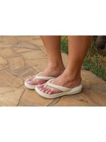 Women's Platform Sandal Cloud Clog Lightweight And Comfortable Flip Flop New Release 34 To 40 JV Shoes - 米色 - 查看 5