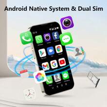 soyes. 3G Mini Smartphone, 2GB+16GB, Android Phone, 3.0 HD Screen, WiFi, Pocket Phone, Ideal Gift For Children, Easy To Use, Mini Phone, Vacation Season. Enjoy Music, TV And Games To The Fullest!