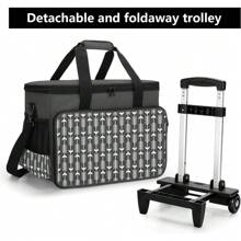 Sewing Machine Trolley Bag On Wheels, Detachable Rolling Bag With Bottom Support For Standard Sewing Machines And Accessories S Luggage S, ,School Boy Gift - Sewing Machine Trolley Bag - View 7