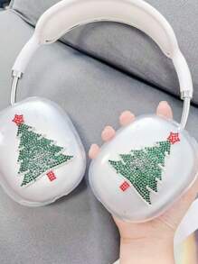 圣诞树钻石可爱耳机罩保护壳兼容 AirPods Max - 彩色 - 查看 3