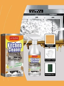 jakehoe 油污去除剂超强除垢秒干净清新清洁厨房油烟机灶具水龙头油污去除剂（新旧款随机发） - 彩色 - 查看 5