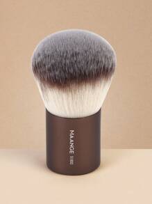 MAANGE 1支/2支装专业短柄圆头化妆刷，柔软粉底刷/腮红刷，采用亲肤纤维制成，方便携带，旅行必备，女士/女孩礼物，粉底刷，遮瑕刷，腮红刷，修容刷，古铜粉刷，散粉刷，粉底刷，腮红刷，赠品 - 咖啡棕 - 查看 12