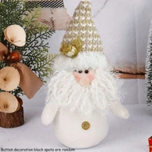 1 Peça Figura de Boneco de Neve de Natal - Decoração Doméstica Estilo Nórdico, Peça Central de Mesa para Feriados, Presente de Aniversário/Casamento/Aniversário/Festa, Ornamento de Mesa Criativo, Boneco de Pelúcia Papai Noel Boneco de Neve, Decoração de Natal, Presente de Natal, Decoração de Quarto, Suprimentos para Festa de Natal