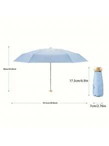 Ô dù phẳng gấp năm lần, ô che nắng, ô che mưa, nhỏ gọn và di động, ô dù mini siêu nhẹ, ô che nắng ngoài trời, ô che nắng dễ thương cho bé gái, bé gái, bé trai ... - Nhiều màu - Xem 5
