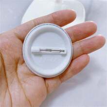 44mm 1.7 inch Pins Broach DIY Nút Snap-In Craft - trắng - Xem 4